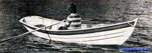 Skif boat for cottages and fishing